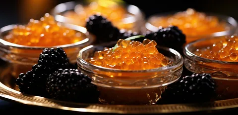 خاویار اصل کیفیت ممتاز بی نظیر سفره پذیرایی رسمی